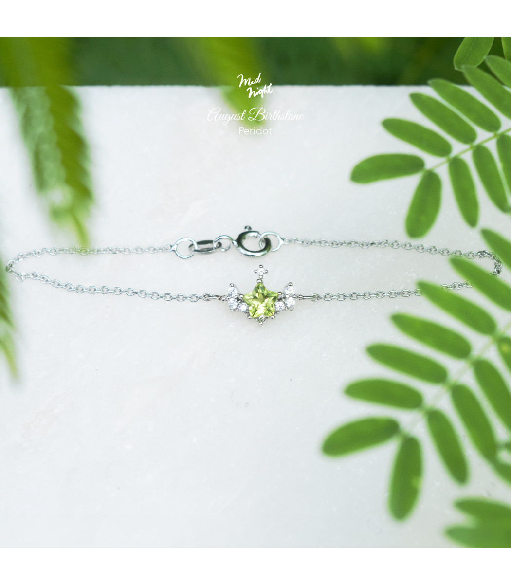 August Birthstone-Lucky Star Bracelet