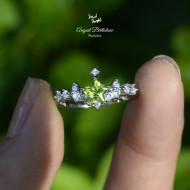 August Birthstone-Lucky Star Ring