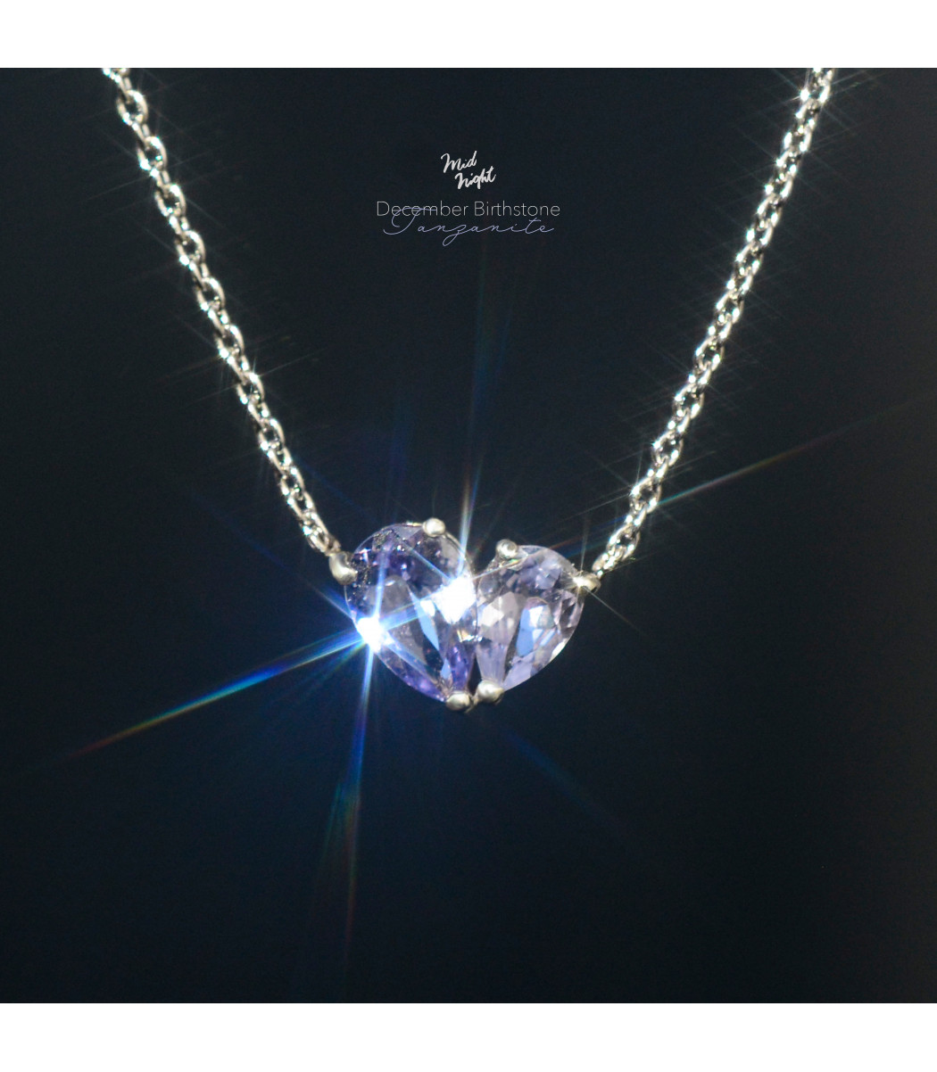 Chapter Ten-Tanzanite Double Heart Necklace