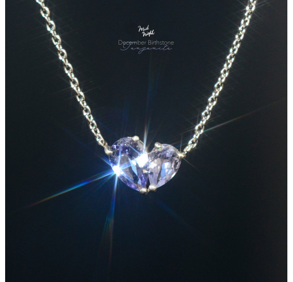 Chapter Ten-Tanzanite Double Heart Necklace