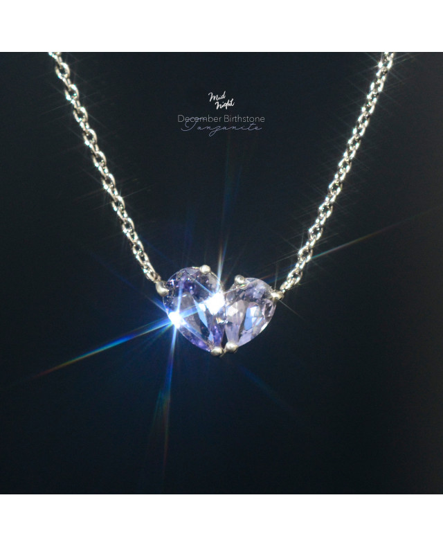 Chapter Ten-Tanzanite Double Heart Necklace