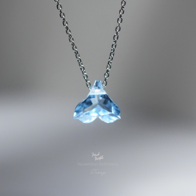 Limited Collection-Topaz Whale Tail 