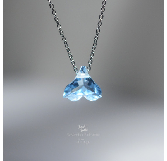 Limited Collection-Topaz Whale Tail 