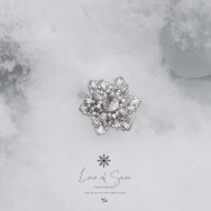 Limited Collection-Rose Stone Snowflake Ring