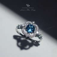 Chapter Thirteen-London Blue Topaz Brilliant Ring 