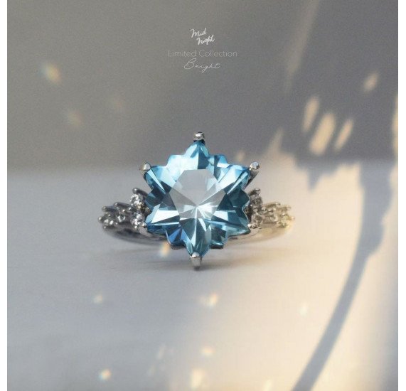 Limited Collection-Sky Blue Topaz Be Bright Ring