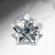 Chapter Thirteen-London Blue Topaz Sparkle Star Necklace